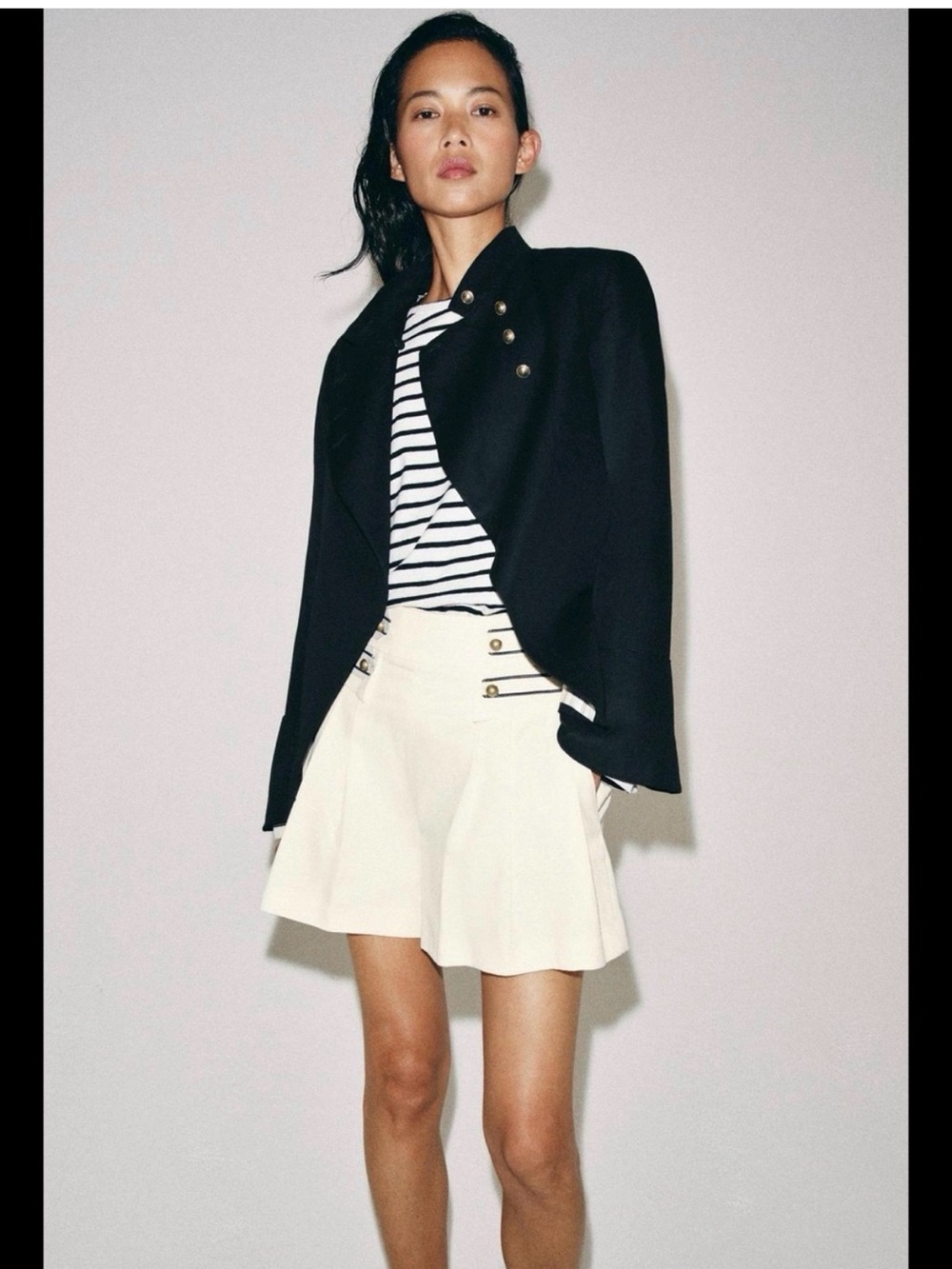 Zara women denim Bermuda shorts - Picture 2 of 3
